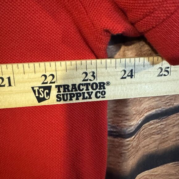 Texas Tech Beef Cattle Show Team Polo Shirt Red Tri-Mountain Men's Size XL - Picture 6 of 7